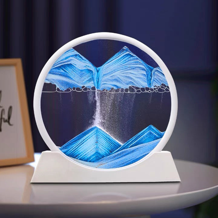 Desktop 3D Sand Art Moving Scene Decoration