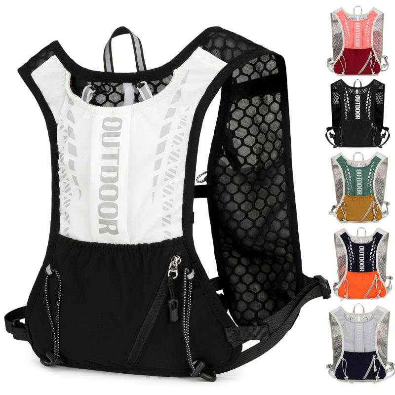 Running hydration bag, vest and backpack